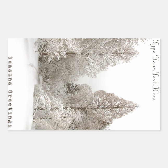 Holiday Stickers Custom Christmas Tree Sticker (Front)