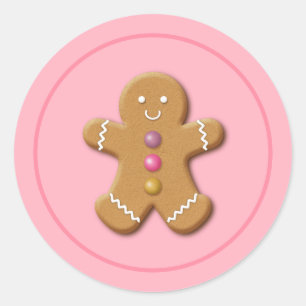 Holiday Stickers Gingerbread Man