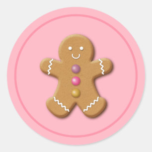 Holiday Stickers Gingerbread Man