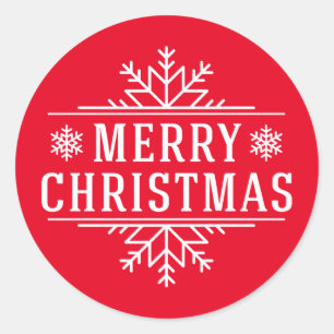 Holiday Stickers Merry Christmas