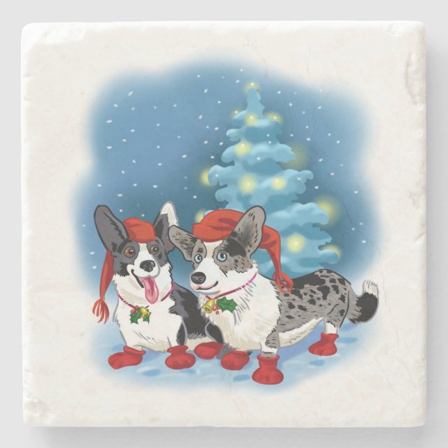 Holiday Stone Coaster (Front)