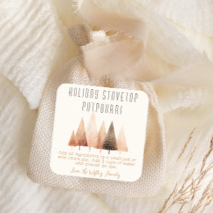 Holiday Stovetop Potpourri Gift Label