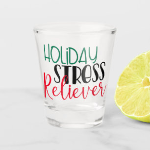 Holiday Stress Reliever   Cool Chirstmas Drinking Shot Glass