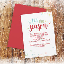 Holiday String Lights Tis the Season Colourful Cut