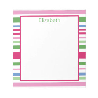 Holiday Stripe Notepad