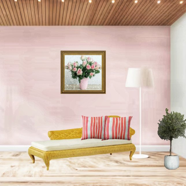 Holiday Stripes Cushion (Holiday Stripes Throw Pillows, brightens up your winter decor!)