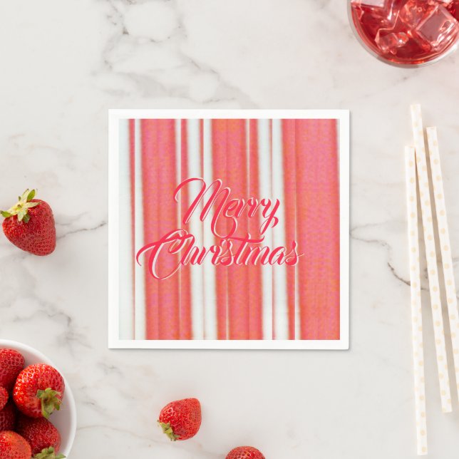 Holiday Stripes Napkin (Insitu)