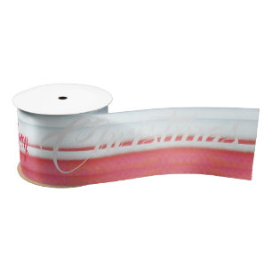 Holiday Stripes Satin Ribbon