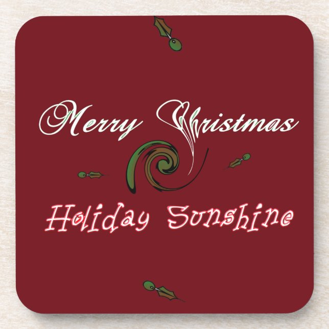 Holiday Sunshine Collection Coaster (Front)