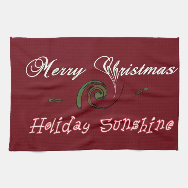 Holiday Sunshine Collection Tea Towel (Horizontal)