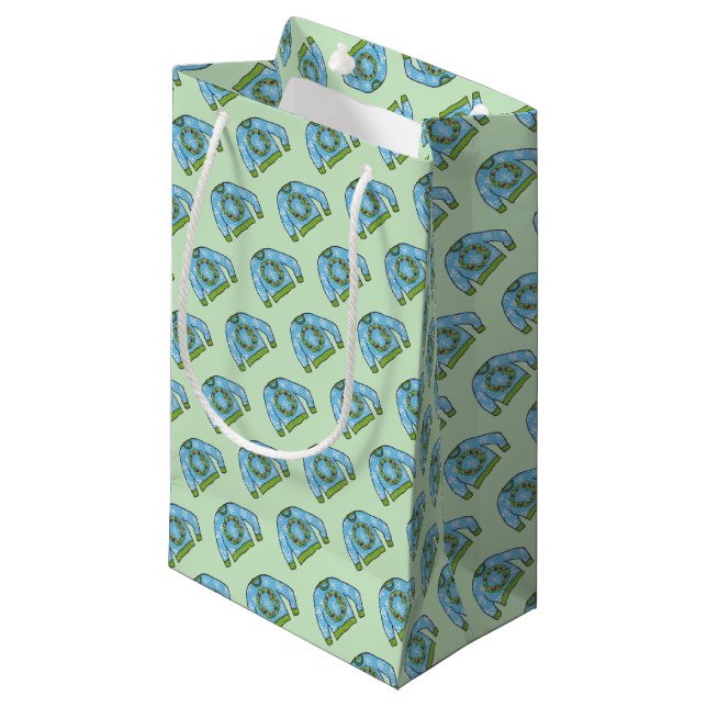 Holiday Sweaters Small Gift Bag (Front Angled)