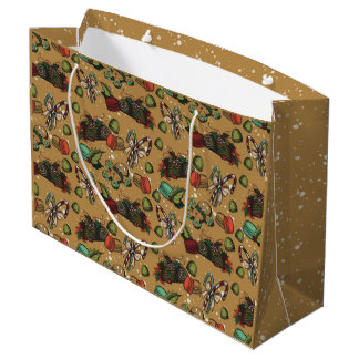 Holiday Sweets- Coco (Color) Large Gift Bag