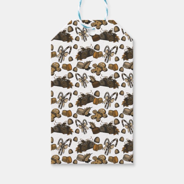 Holiday Sweets- Coco (Solid) Gift Tag (Front)