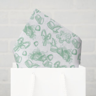 Holiday Sweets- Mint (Sheer) Tissue Paper