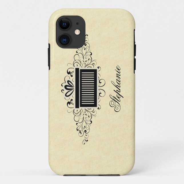 Holiday Swirls Present iPhone 5 BT Case (Back)