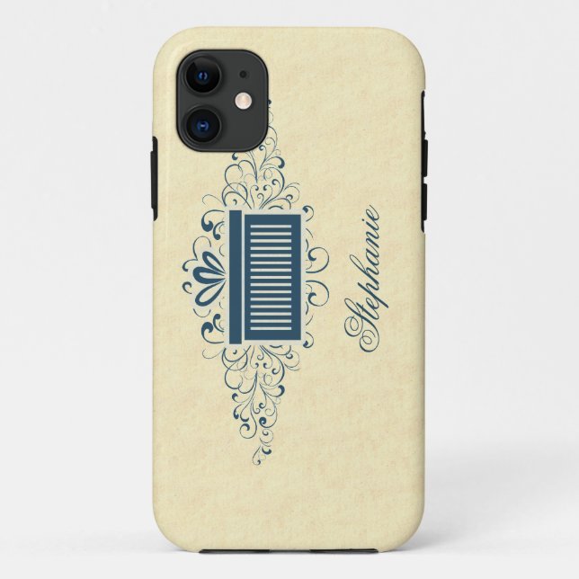 Holiday Swirls Present iPhone 5 BT Case (Back)