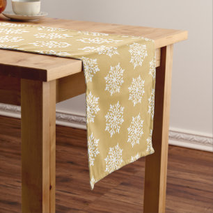 Holiday Table Runner-Snowflakes Medium Table Runner