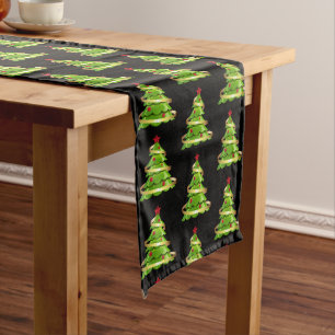 Holiday Table Runner-Tree Long Table Runner