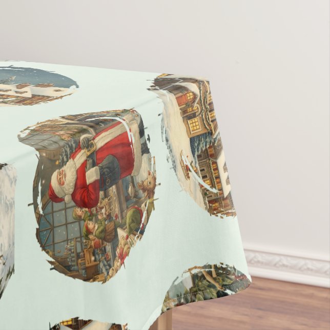 Holiday Tablecloth – Christmas Dinner Table Cover (In Situ)