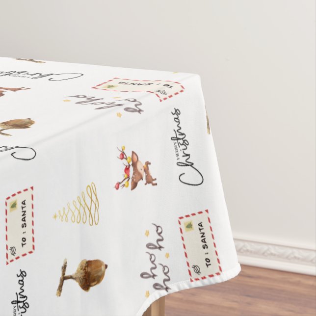 Holiday Tablecloth – Christmas Dinner Table Cover (In Situ)