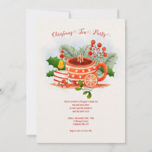 Holiday Tea Party Invitation
