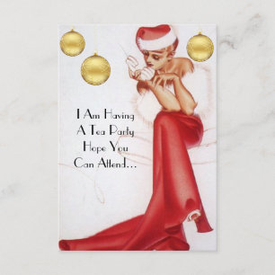 Holiday Tea Party Invitation