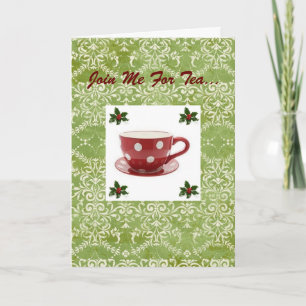 Holiday  Tea Party Invitation