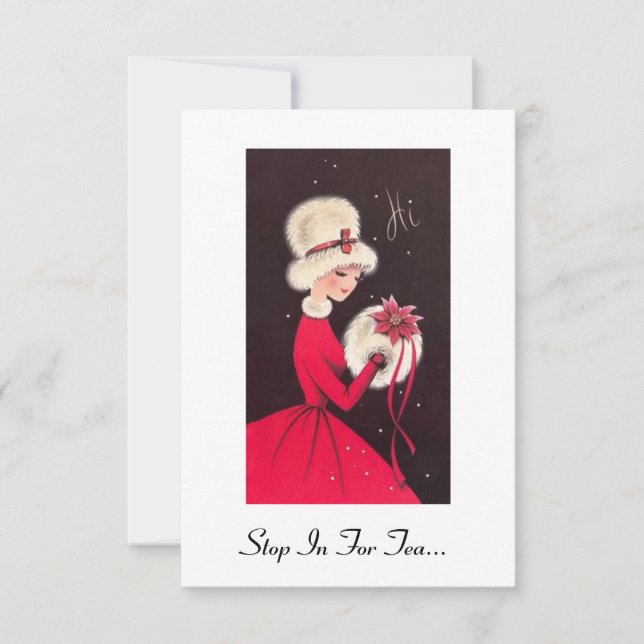 Holiday Tea Party Invitation (Front)