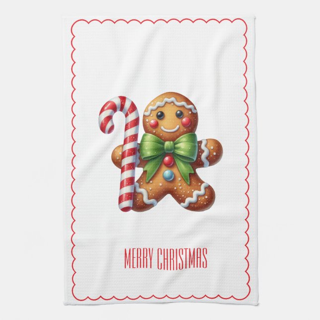 Holiday  tea towel (Vertical)