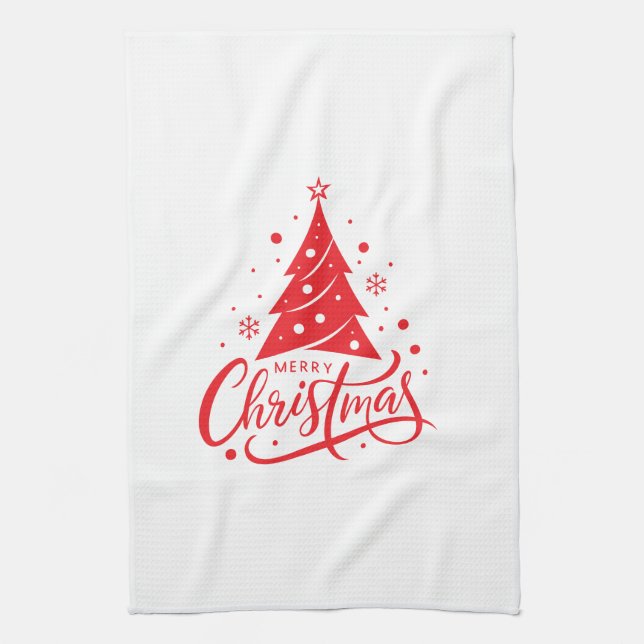 Holiday  tea towel (Vertical)