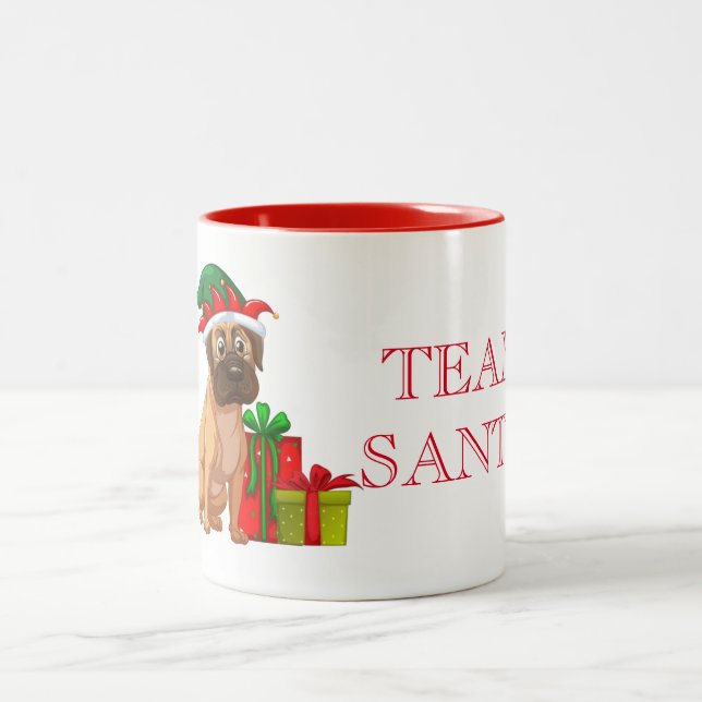 Holiday Team Santa Coffee Mug (Center)