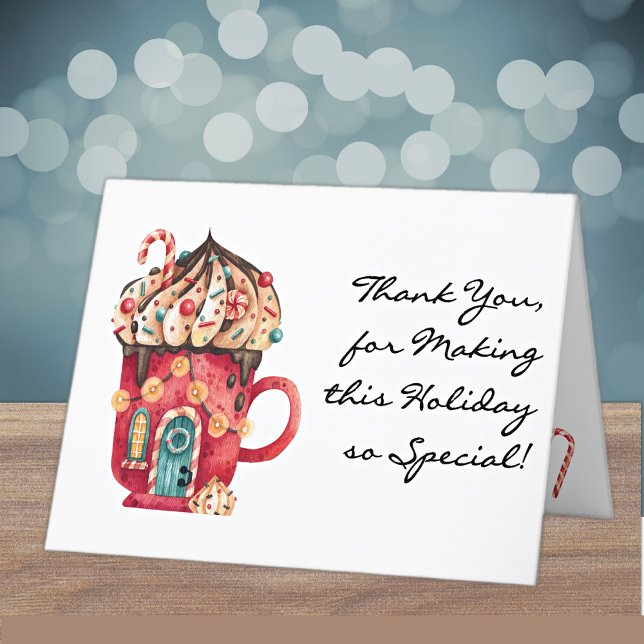 Holiday Thank You Happy New Year Note Card (Creator Uploaded)