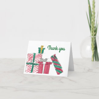 Holiday Thank You Note Card