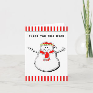 Holiday Thank You Note Cards
