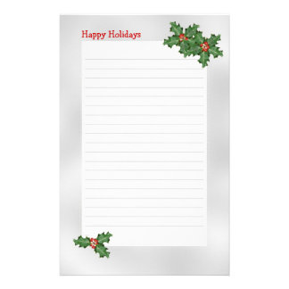 Christmas writing paper uk