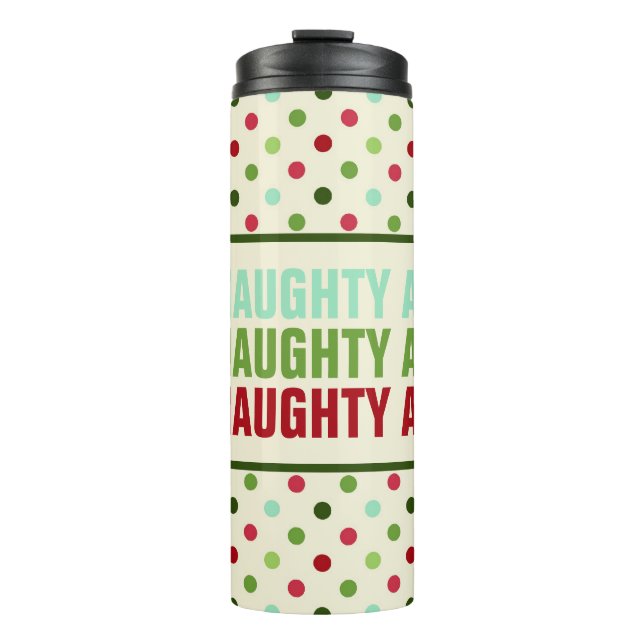 Holiday Thermal Tumbler/Travel Mug by ©NHC (Front)