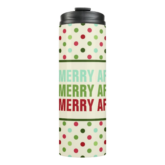 Holiday Thermal Tumbler/Travel Mugs by ©NHC (Front)