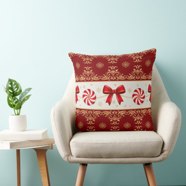 Holiday Throw Pillow (Chair)