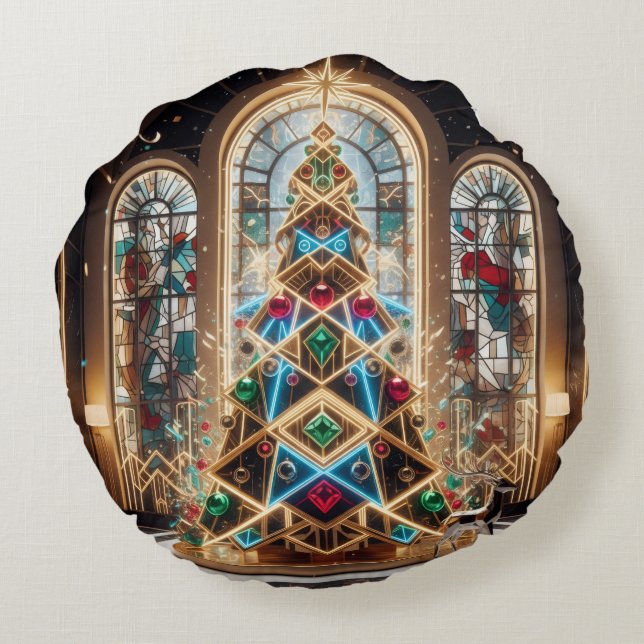 Holiday Throw Pillow (Back)