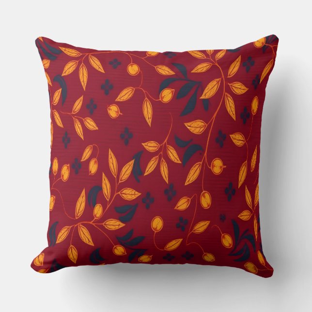 Holiday Throw Pillow  (Front)