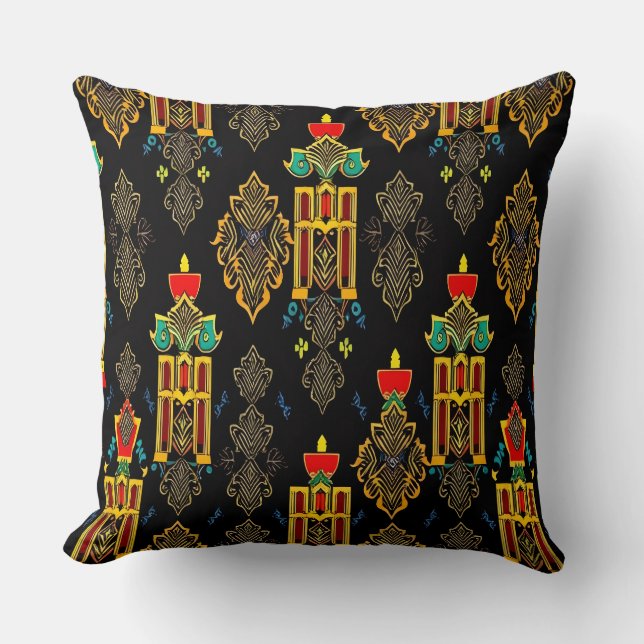 Holiday Throw Pillow  (Front)