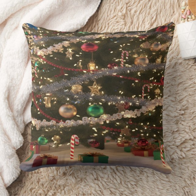 Holiday Throw Pillow (Blanket)