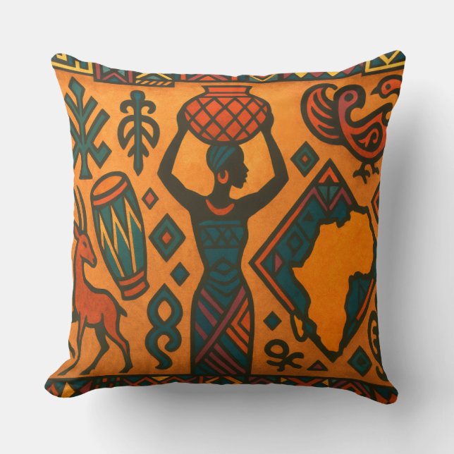 Holiday Throw Pillow  (Front)