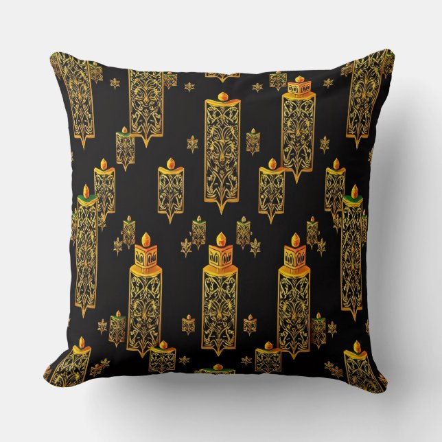 Holiday Throw Pillow  (Front)
