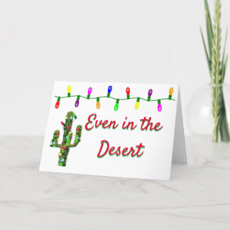 Holiday Time in the Desert