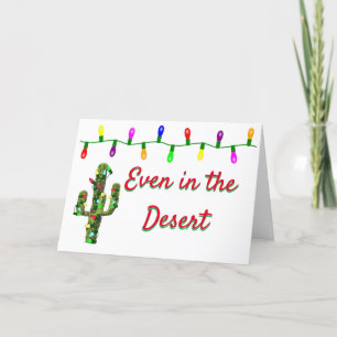 Holiday Time in the Desert Card