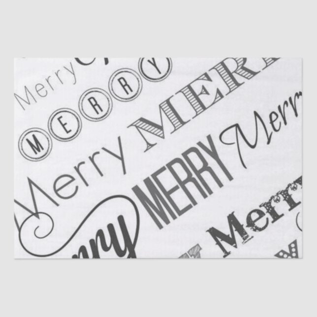 Holiday  tissue paper (Front)