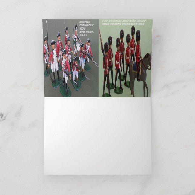 Holiday Toy Soldiers Card (Inside)