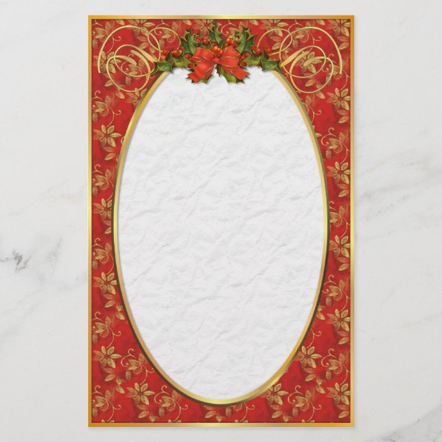 Holiday Traditions Stationery (Front)