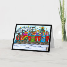 Holiday Train Card
